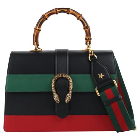 black gucci bag with red and green stripe|red Gucci small bag.